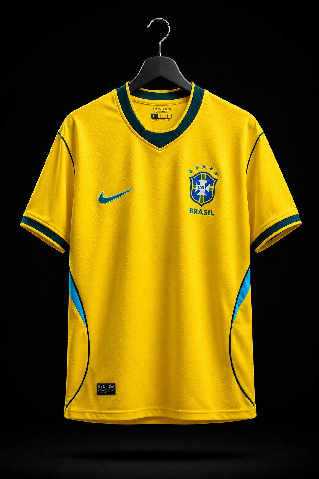 Brazil Home Jersey catalog image for football fans in Bangladesh by LUMES BD